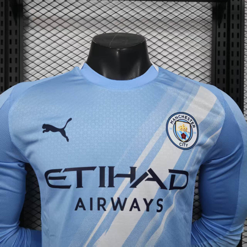 2025/2026 Manchester City Thuis Lange Mouwen