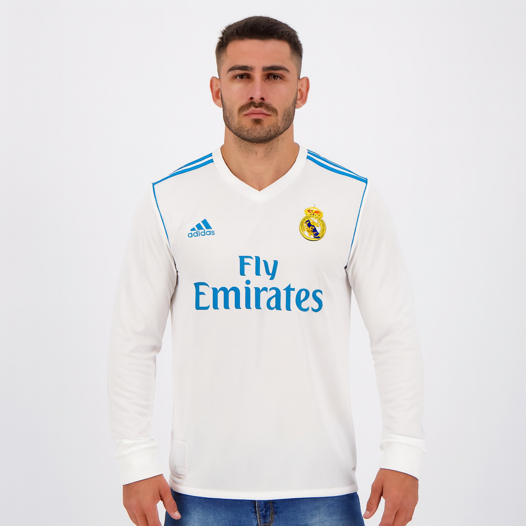 2017/2018 Real Madrid Thuis Lange Mouwen