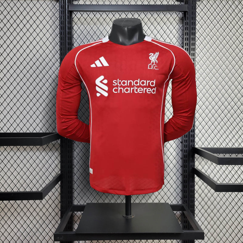 2025/2026 Liverpool Thuis Lange Mouwen