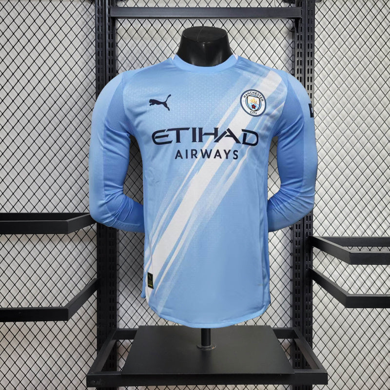 2025/2026 Manchester City Thuis Lange Mouwen
