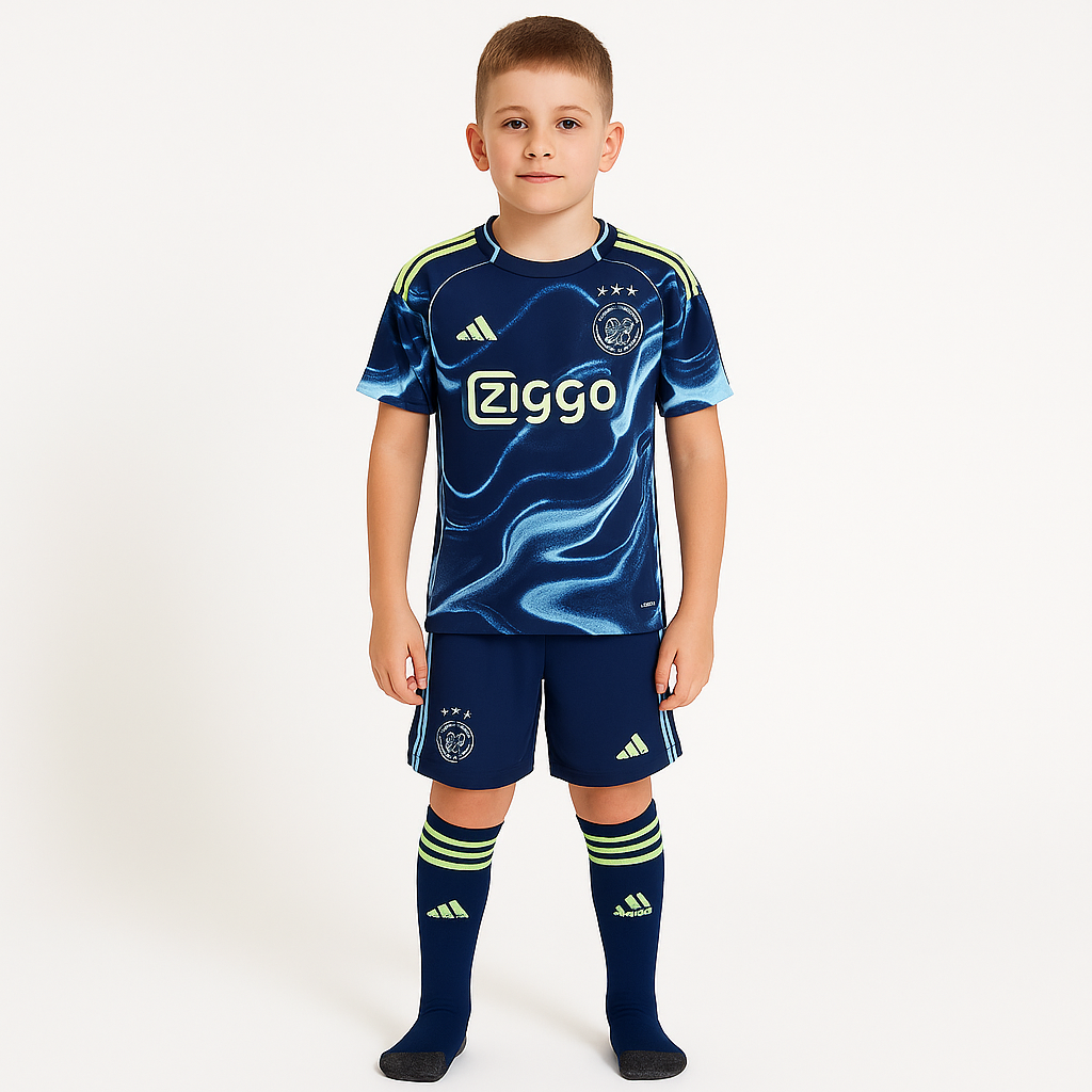 2025/2026 Ajax Uit Tenue Kids