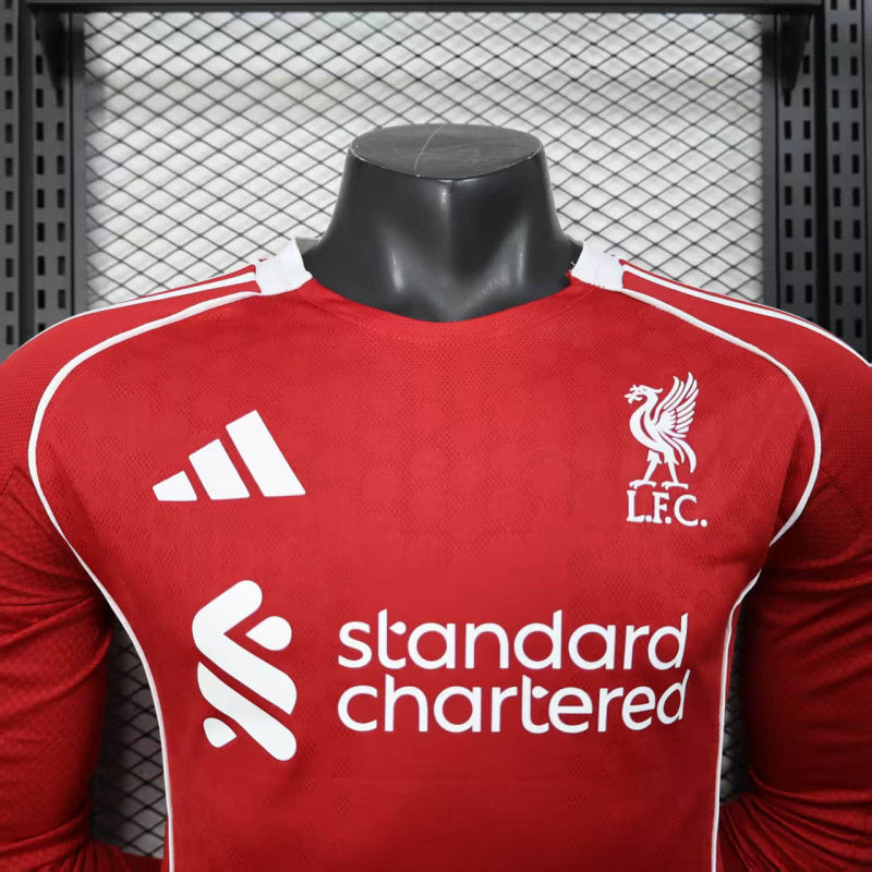 2025/2026 Liverpool Thuis Lange Mouwen